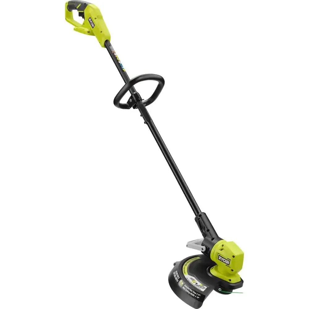 Open Box -  RYOBI ONE  18V 13 in. Cordless Battery String Trimmer/Edger with 4.0 Ah Battery and Charger