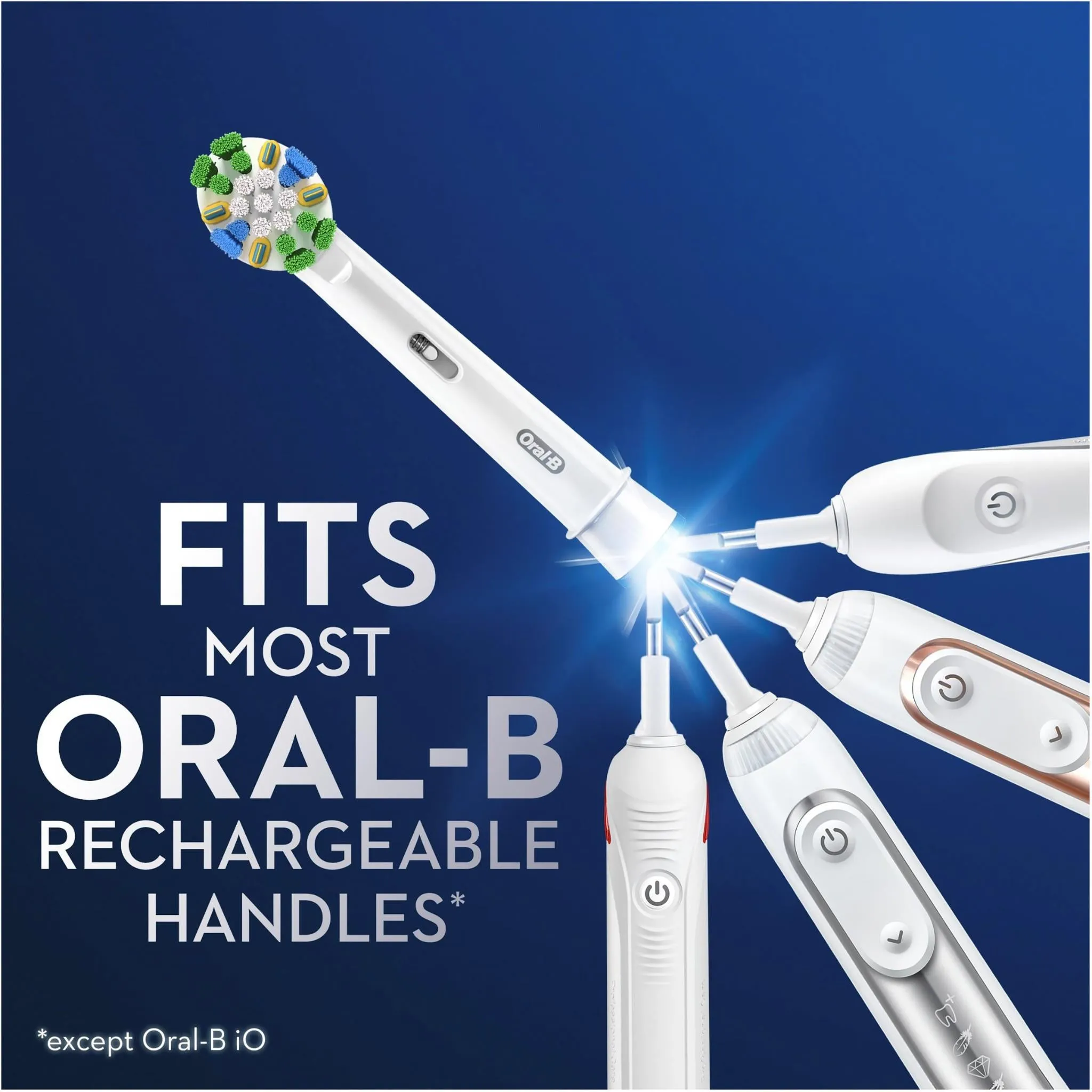 Oral-B Floss Action Replacement Brush Heads (3 Pack)