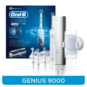 Oral B GENIUS 9000 White Electric Rechargeable Toothbrush