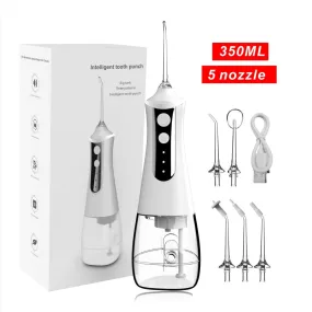 Oral Irrigator tooth scaler 3-speed adjustment Water Flosser Portable Dental Water Jet 350ML IPX6 Waterproof Teeth Cleaner 0ral irrigator