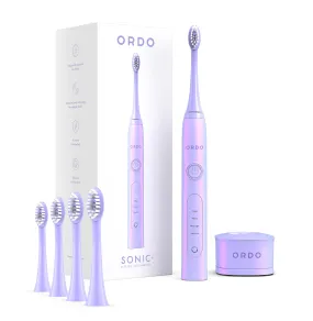 Ordo Sonic  Toothbrush & 4x Brush Head Bundle - Pearl Violet