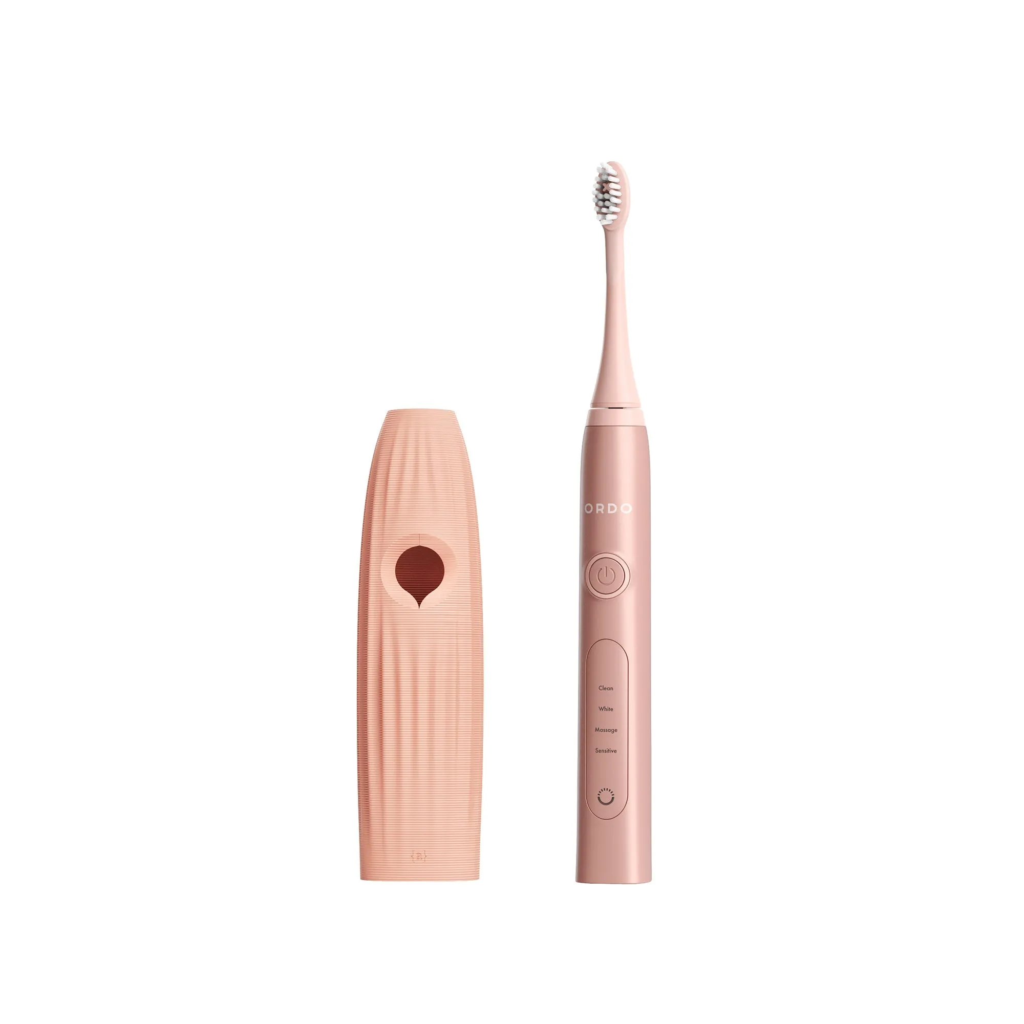 Ordo Sonic  Toothbrush & {access}ories Handle - Apricot Hemispherical Small Vertical