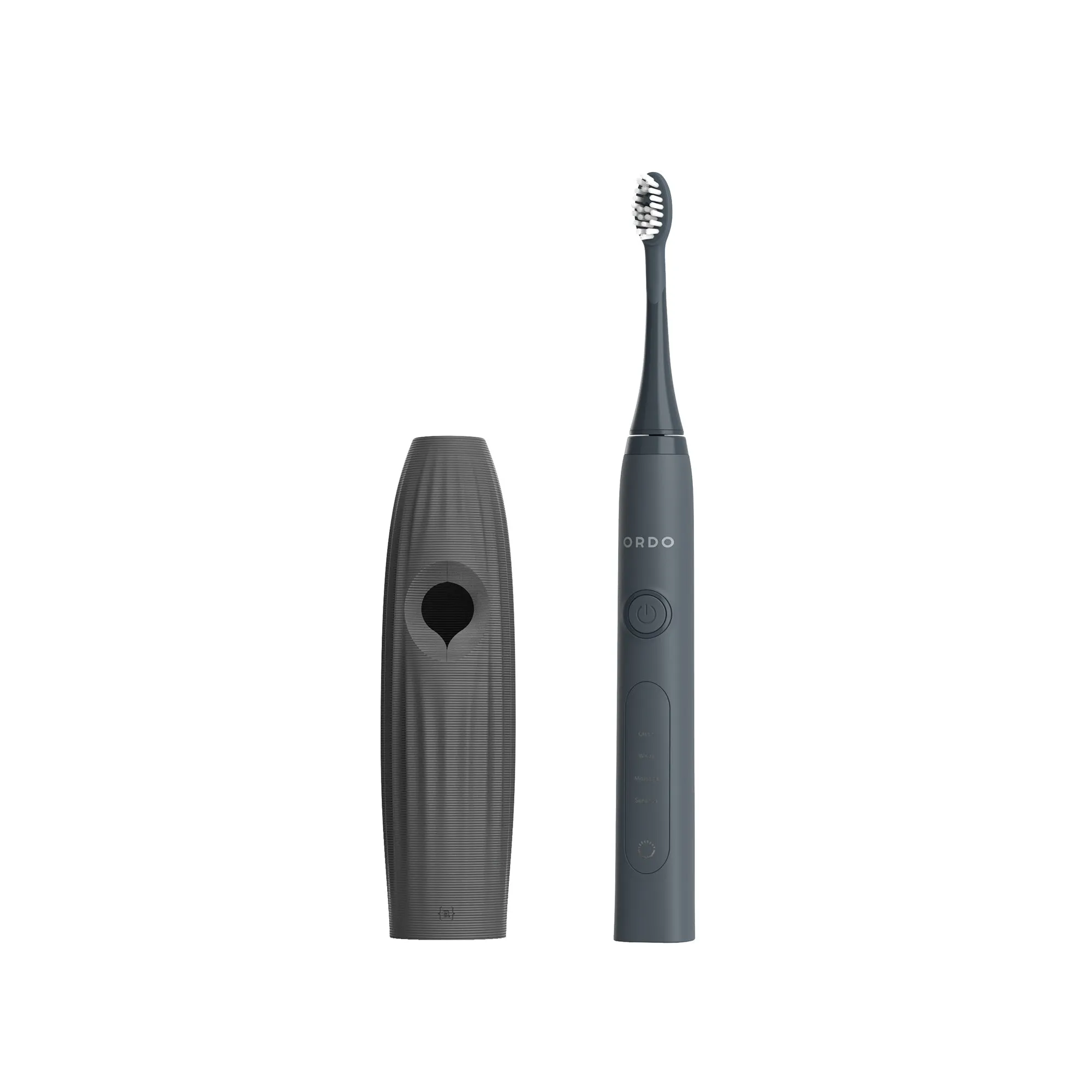 Ordo Sonic  Toothbrush & {access}ories Handle - Charcoal Curved Small Vertical