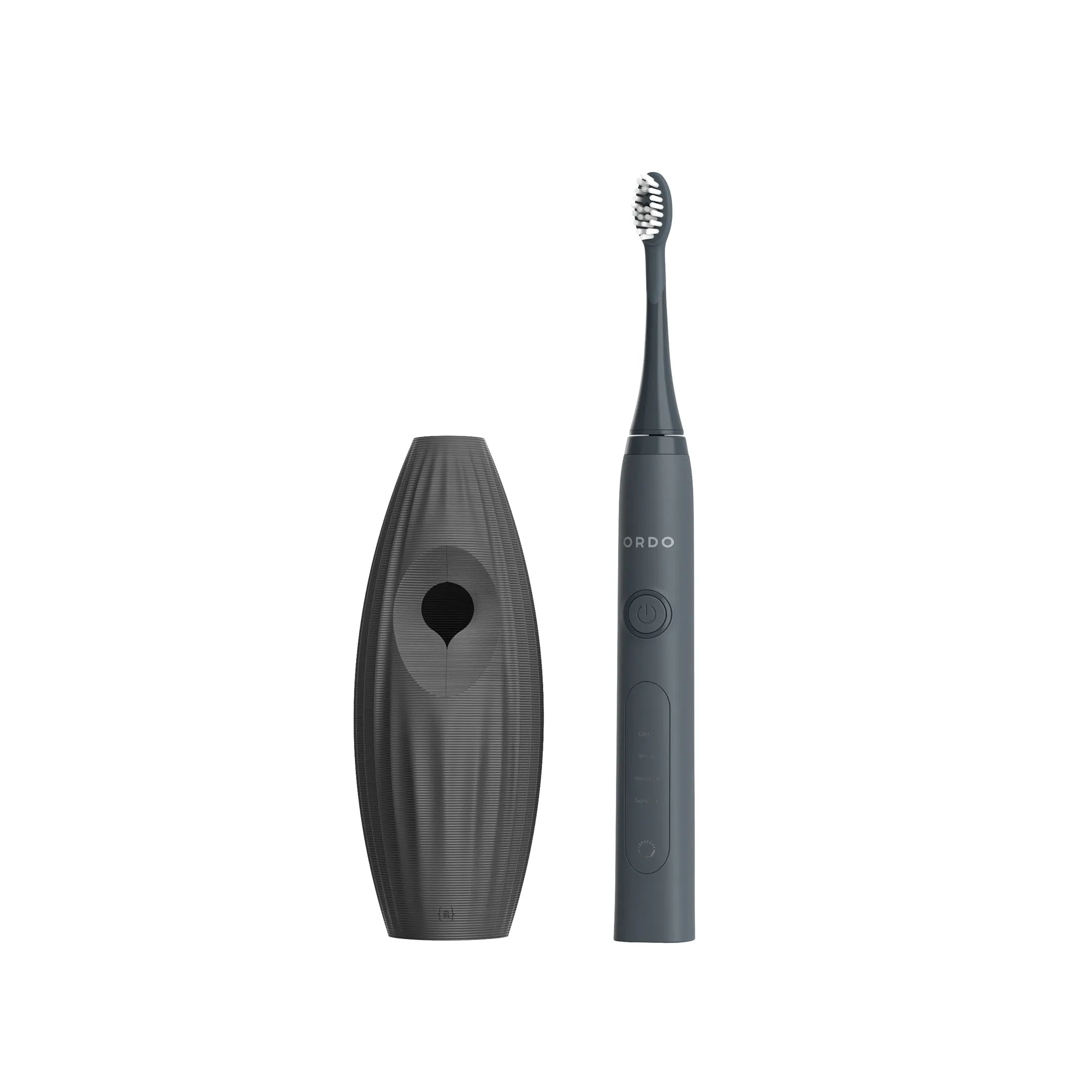 Ordo Sonic  Toothbrush & {access}ories Handle - Charcoal Triangular Large Vertical