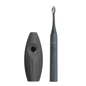 Ordo Sonic  Toothbrush & {access}ories Handle - Charcoal Triangular Large Vertical