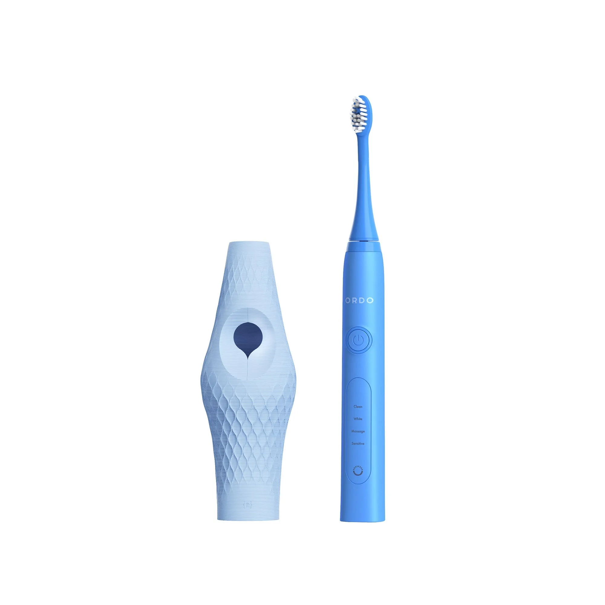 Ordo Sonic  Toothbrush & {access}ories Handle - Soft Blue Ball Small Diamond