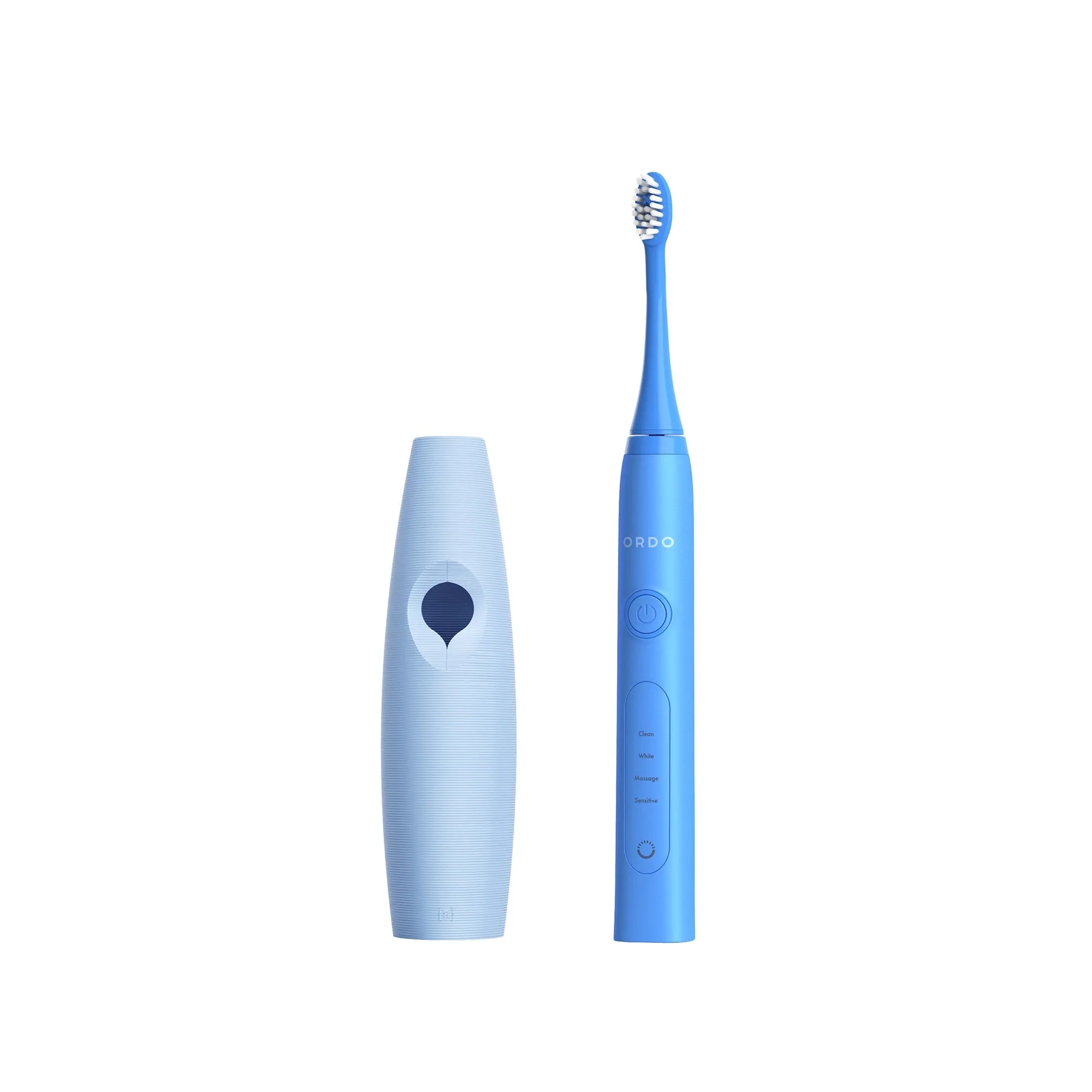 Ordo Sonic  Toothbrush & {access}ories Handle - Soft Blue Triangular Small Smooth