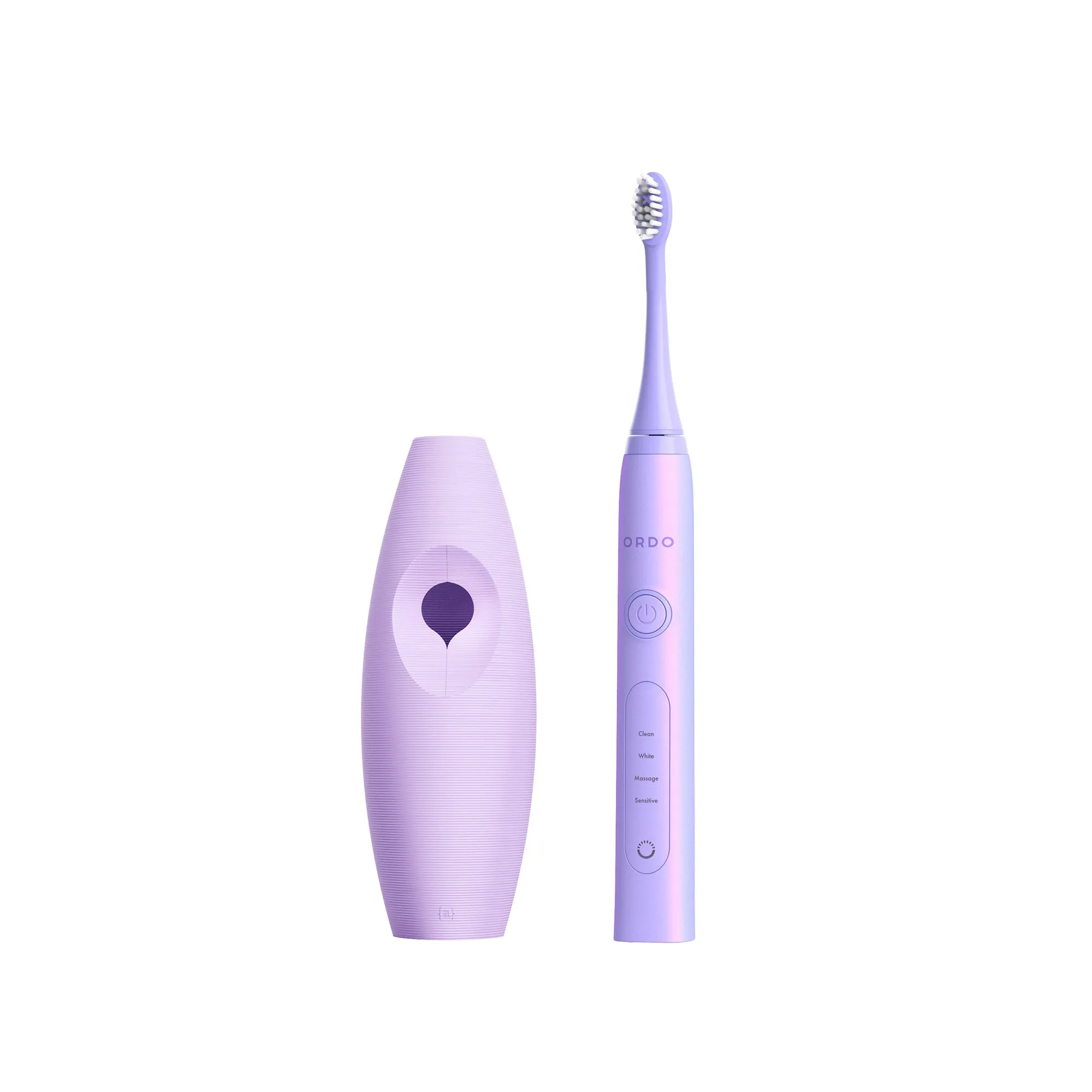 Ordo Sonic  Toothbrush & {access}ories Handle - Violet Triangular Large Smooth