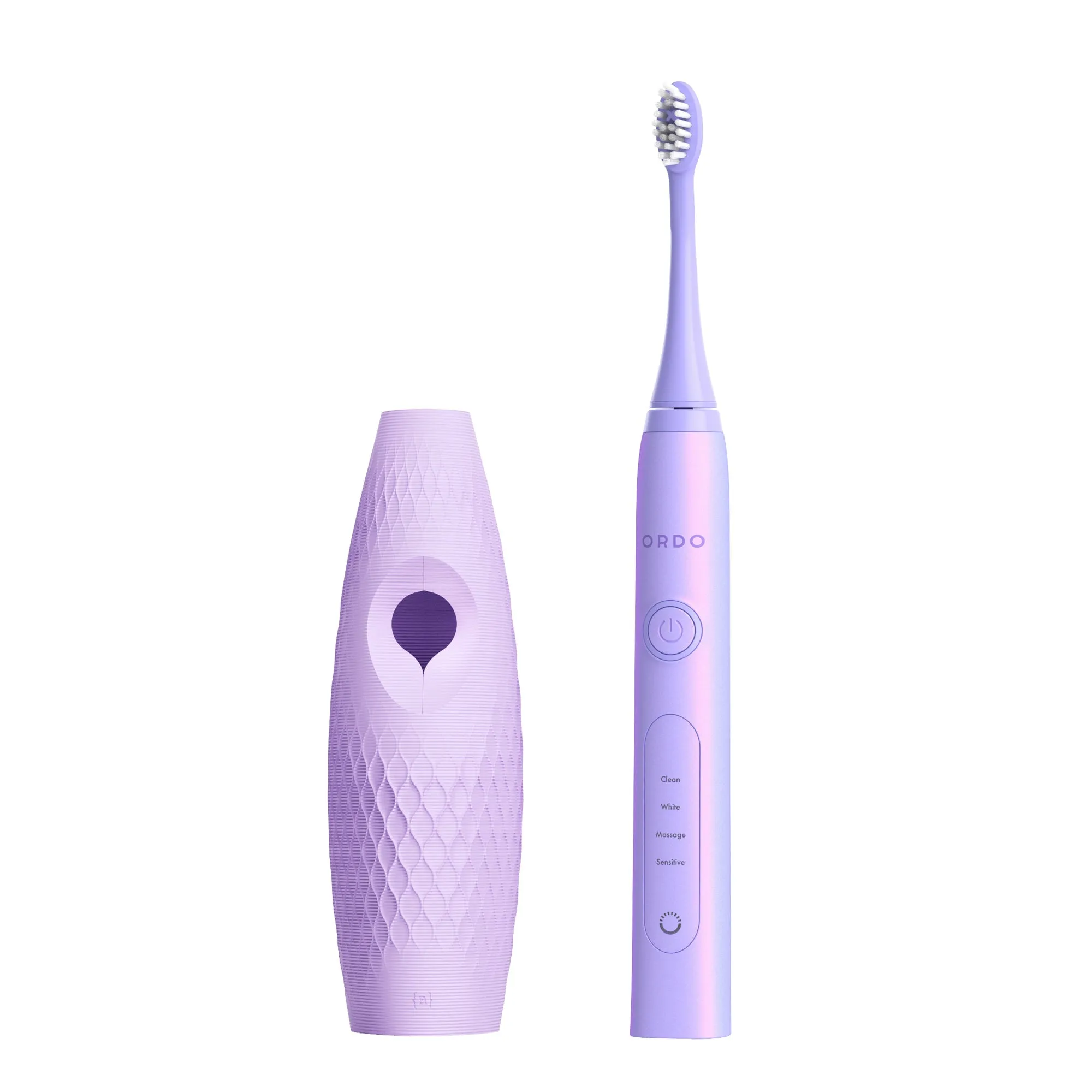 Ordo Sonic  Toothbrush & {access}ories Handle - Violet Triangular Medium Diamond