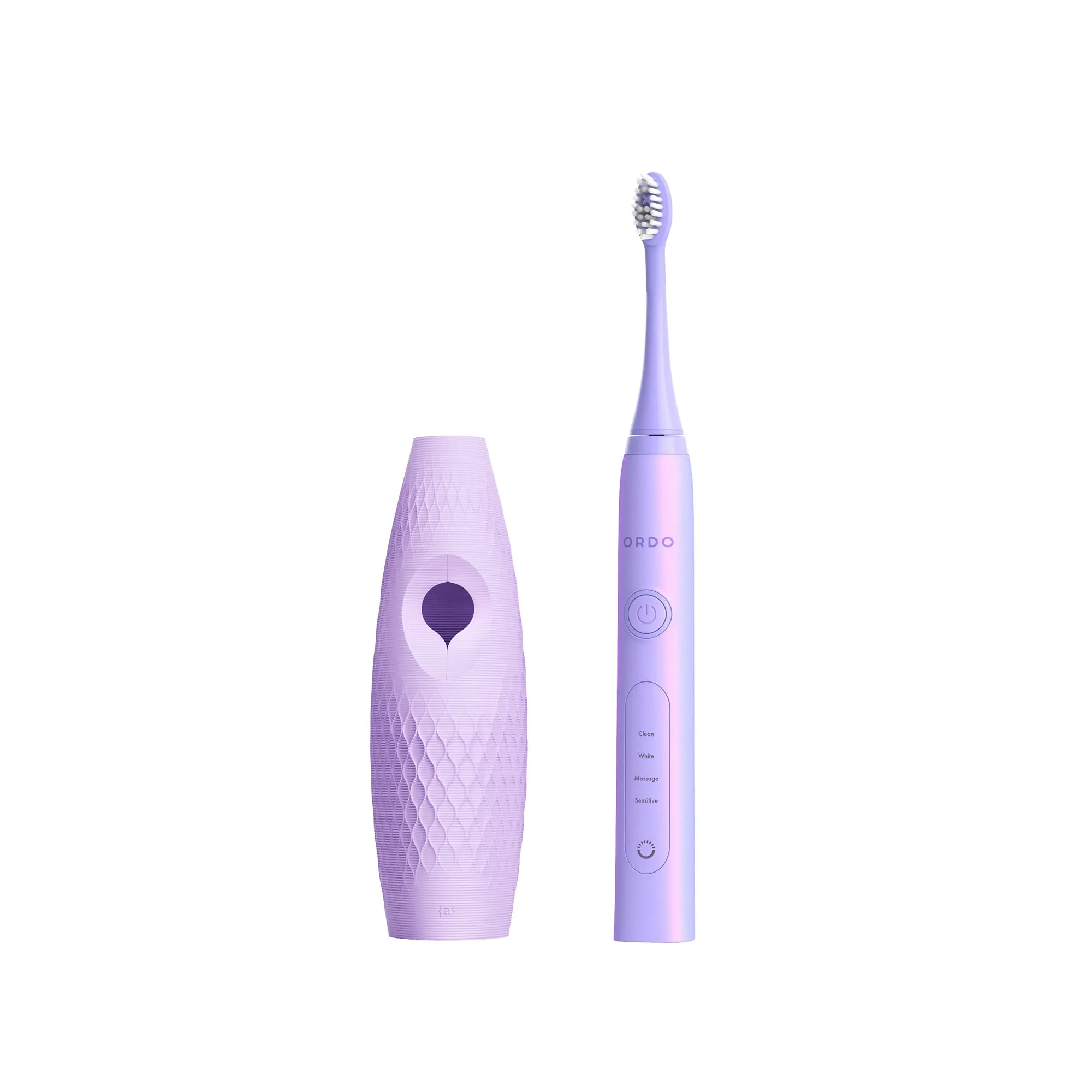 Ordo Sonic  Toothbrush & {access}ories Handle - Violet Triangular Medium Diamond