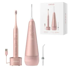 Ordo Sonic  Toothbrush & Hydro Sonic  Water Flosser - Rose Gold