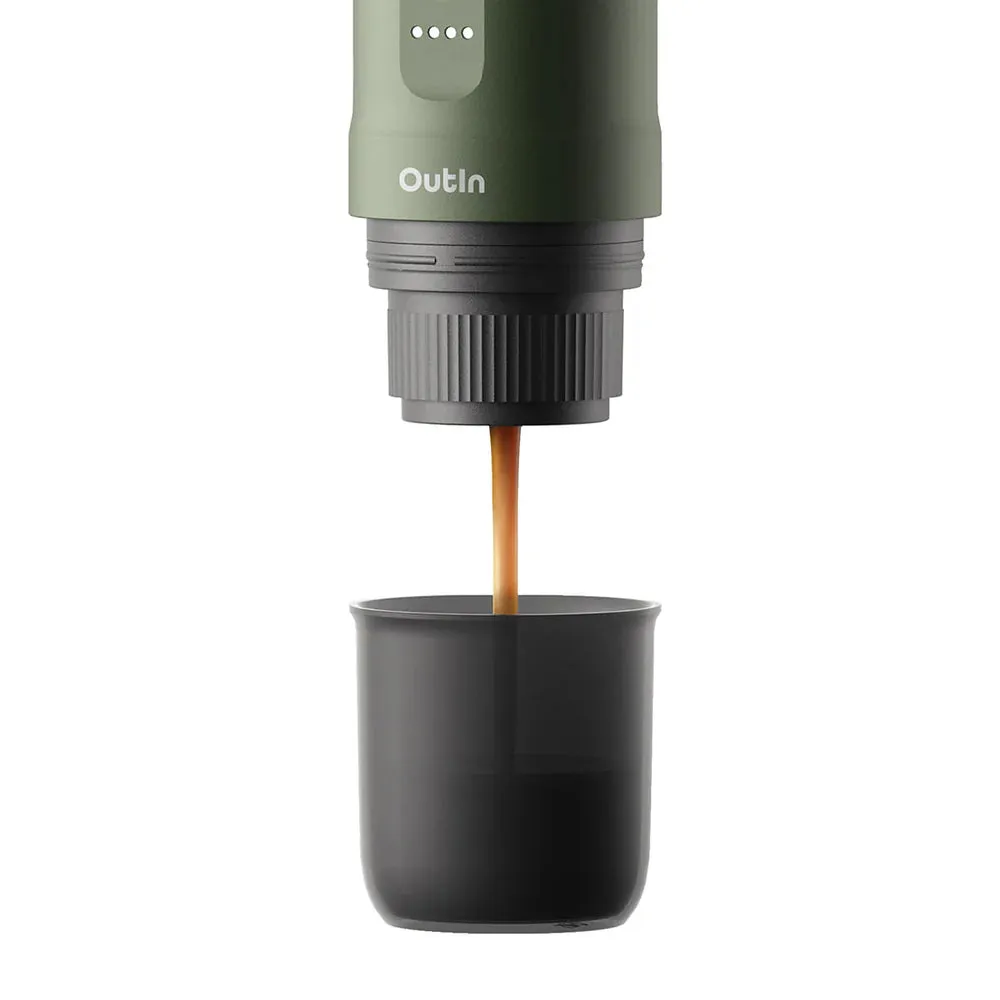 OutIn Nano Portable Espresso Machine (Forest Green)