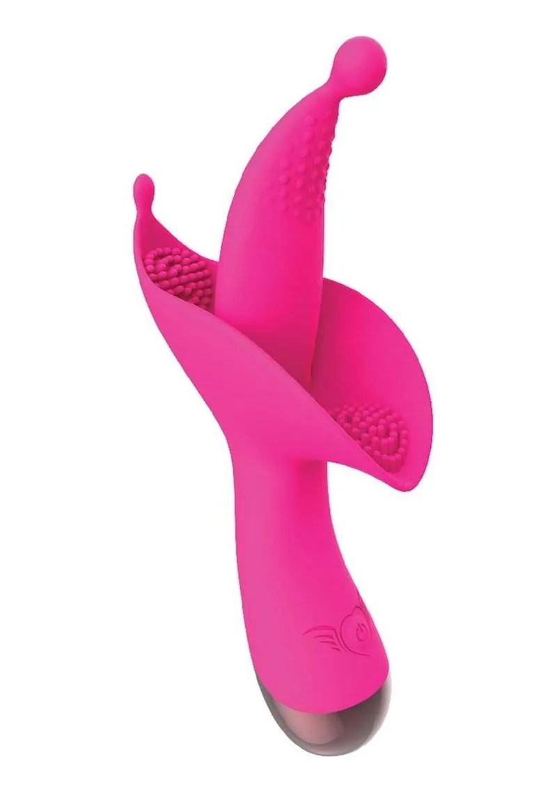 Passion Flower Bud Heat Up Rechargeable Silicone Clitoral Stimulator