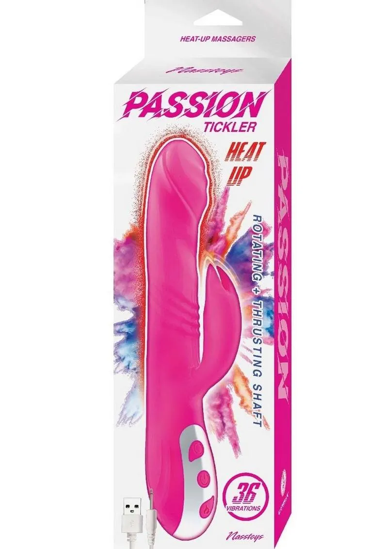 Passion Tickler Heat Up Rechargeable Silicone Rabbit Vibrator