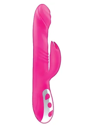 Passion Tickler Heat Up Rechargeable Silicone Rabbit Vibrator