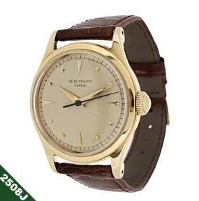 Patek Philippe 2508J Vintage screw down back Calatrava Watch circa 1952