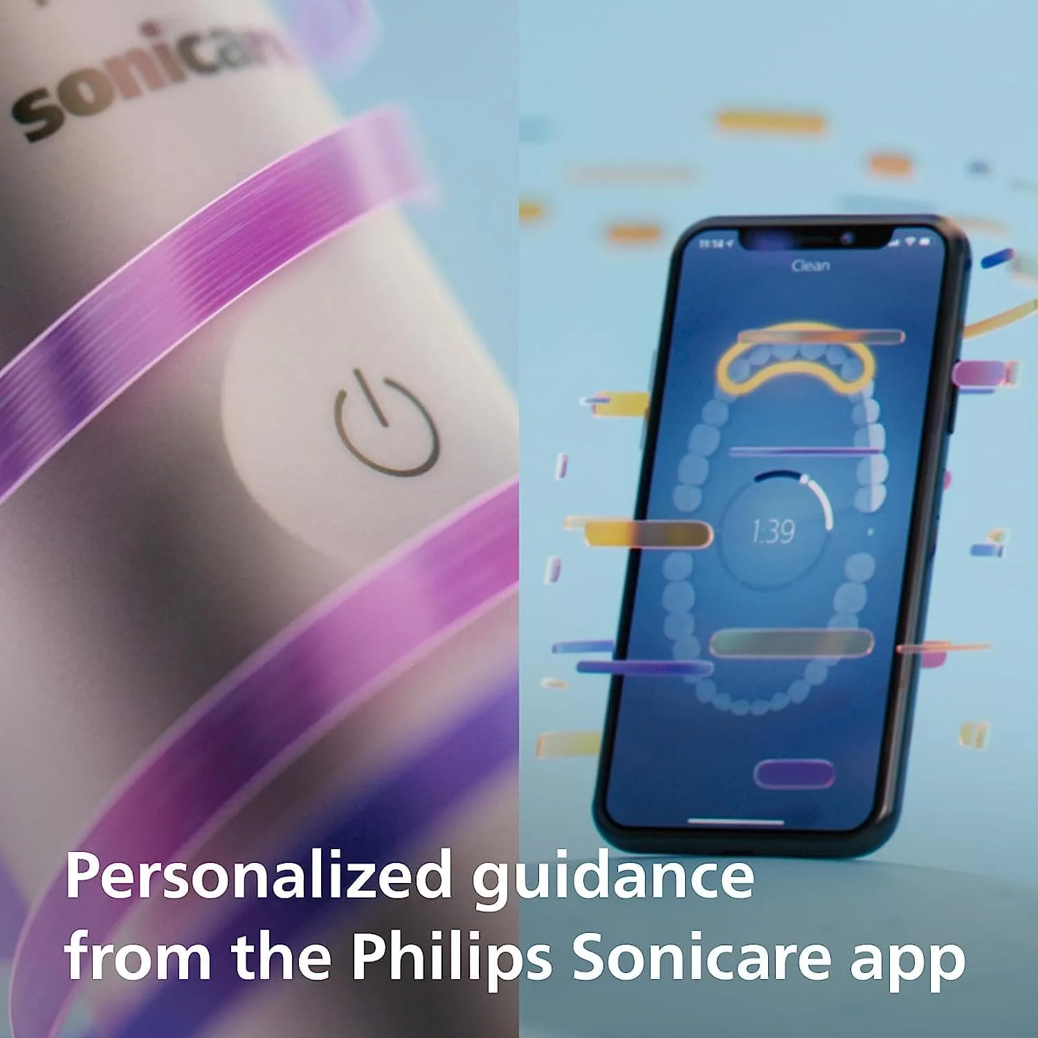 Philips Sonicare DiamondClean Prestige 9900 - Sonic Electric Toothbrush with 1x A3 Premium All-in-One Brush Head and Charging Case in Champagne