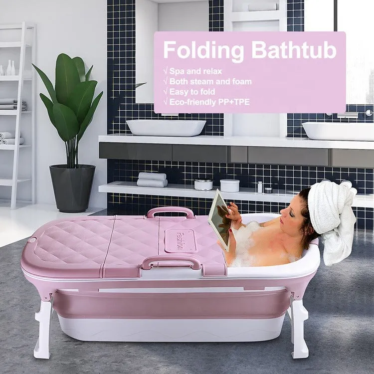 Portable Foldable Bathtub For Adults Children 54"