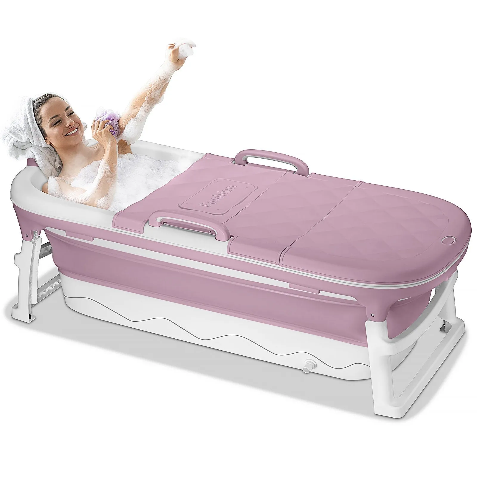 Portable Foldable Bathtub For Adults Children 54"