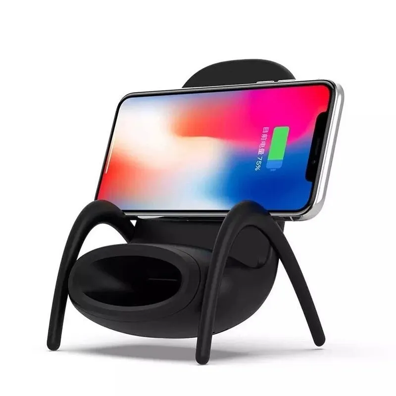 PORTABLE MINI CHAIR WIRELESS CHARGER SUPPLY FOR ALL PHONES