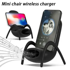 PORTABLE MINI CHAIR WIRELESS CHARGER SUPPLY FOR ALL PHONES