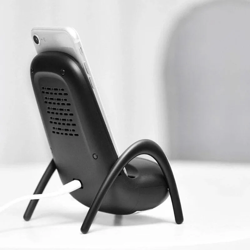 PORTABLE MINI CHAIR WIRELESS CHARGER SUPPLY FOR ALL PHONES