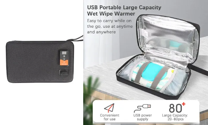 Portable USB Wet Wipe Warmer