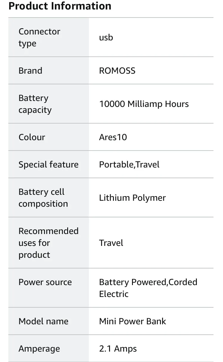 Powerbank ROMOSS for VETNPRO IRLT Range of ‘StickOn’ Powerpack powered products