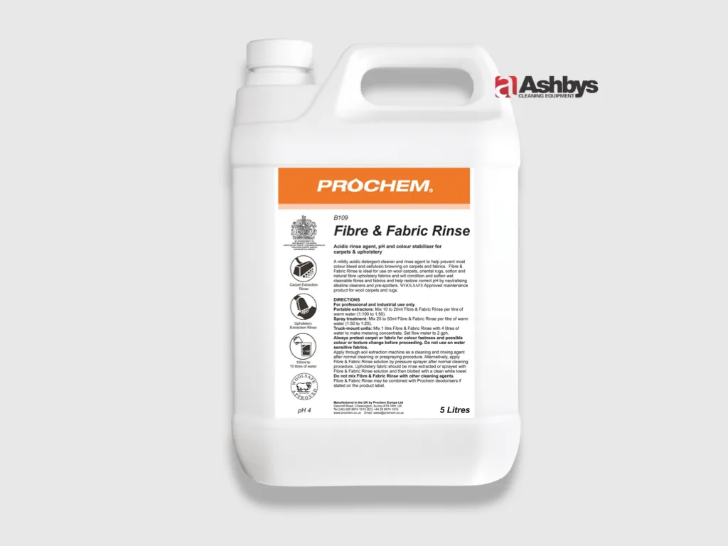 Prochem Fibre & Fabric Rinse B109 5 Ltr