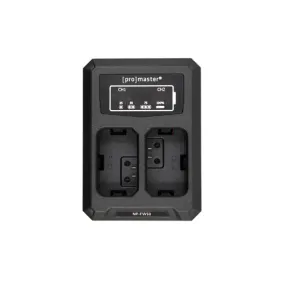 ProMaster Dually USB Charger for Sony NP-FW50