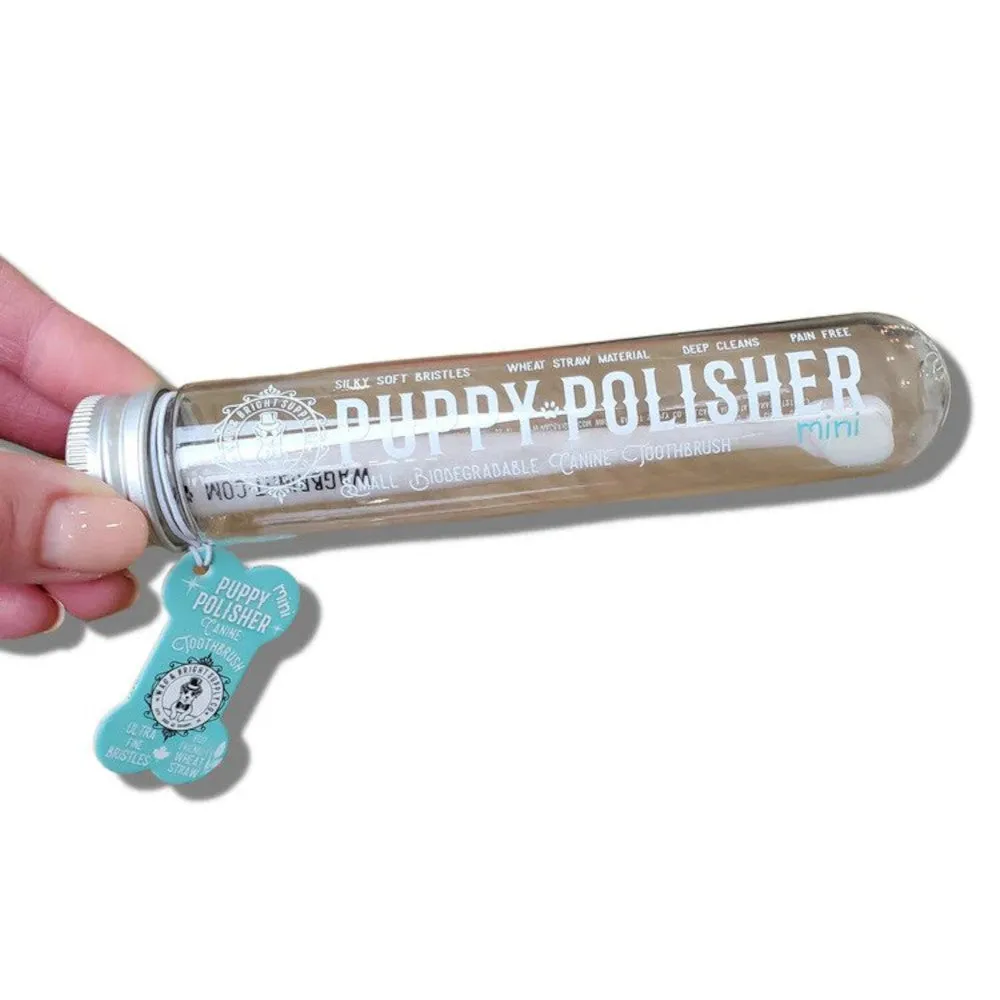 Puppy Polisher Biodegradable Toothbrush for Small Dogs