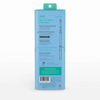 quip Smart Recharge Plastic Electric Toothbrush - Sky Blue