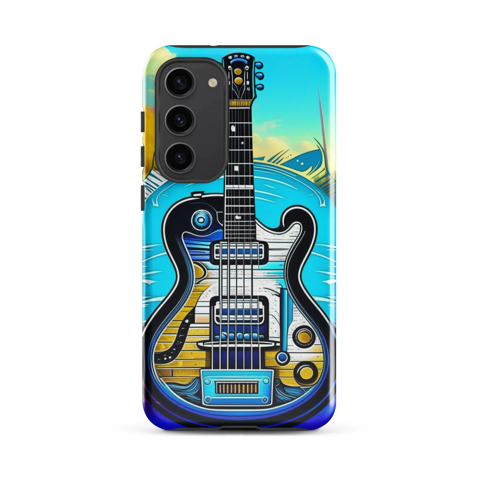 "Sky Blues" Tough Case for Samsung® Phones - Dual Layer Protection