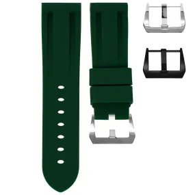 RUBBER STRAP FOR BREITLING BENTLEY MOTORS T - FOREST GREEN