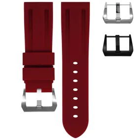 RUBBER STRAP FOR BREITLING CHRONOLINER - BORDEAUX