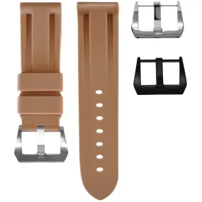 RUBBER STRAP FOR BREITLING CHRONOLINER - DESERT SAND