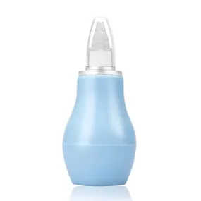 Safe-O-Kid- Silicone Baby Nasal Aspirator Vacuum Sucker- Blue (Pack Of 1)