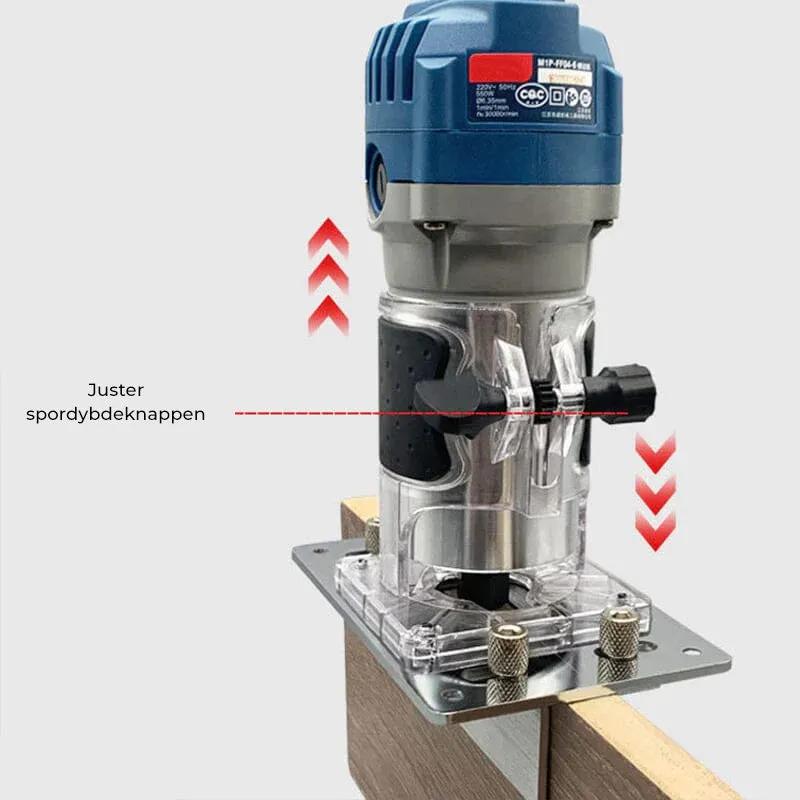 Saker® wood router track finder - precise and adjustable