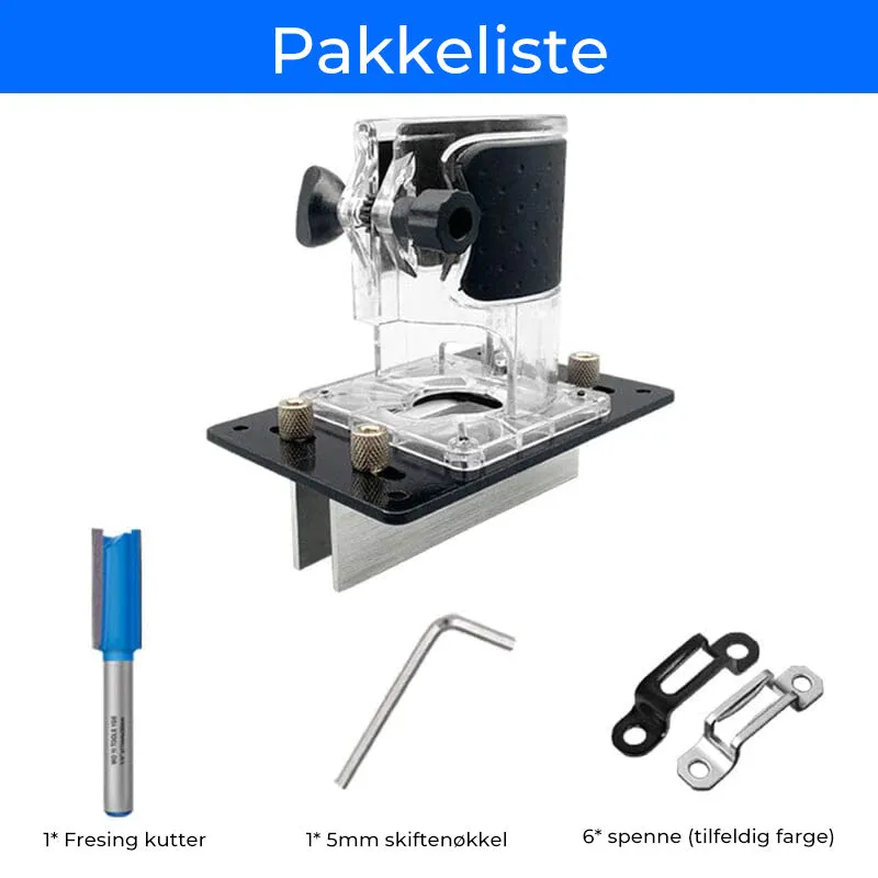 Saker® wood router track finder - precise and adjustable