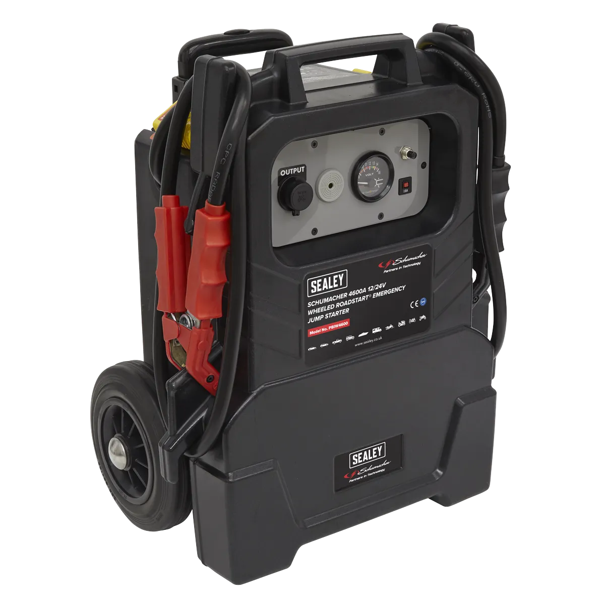 Schumacher¨ Wheeled RoadStart¨ Emergency Jump Starter 12/24V 500hp