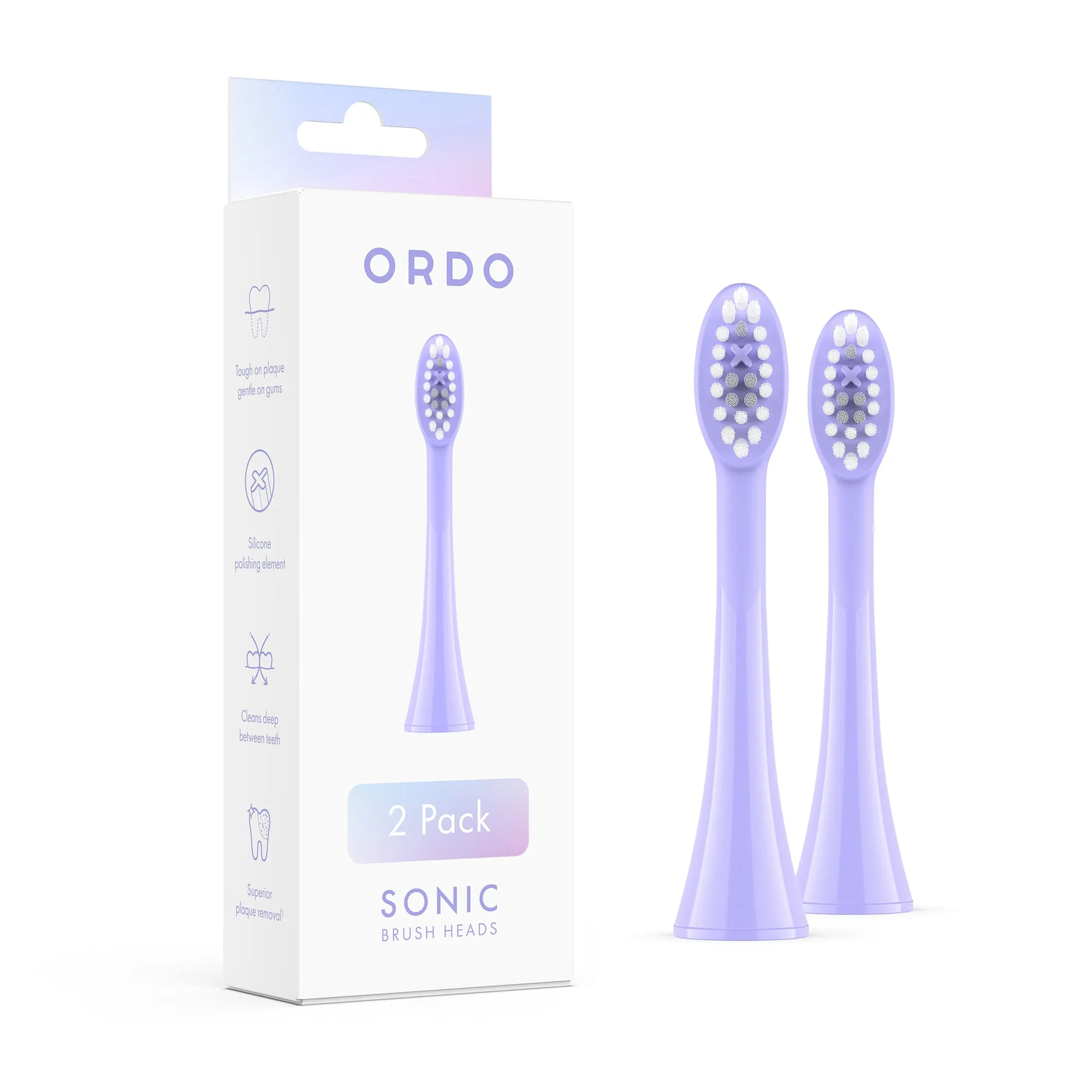 SD - Ordo Sonic Brush Head Pearl Violet | Lavender 2x