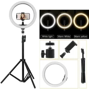 Selfie Led Ring Light Set with Tripod Stand