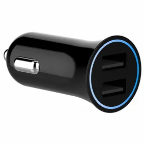 Sinox 12V Dual USB A Car Charger - Black | 053440