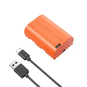 SmallRig LP-E6NH USB-C Rechargeable Camera Battery (Orange) 4968