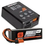 Smart Powerstage Surface Bundle: 5000mAh 3S 50C LiPo Battery (IC5) / 100W S100 Charger