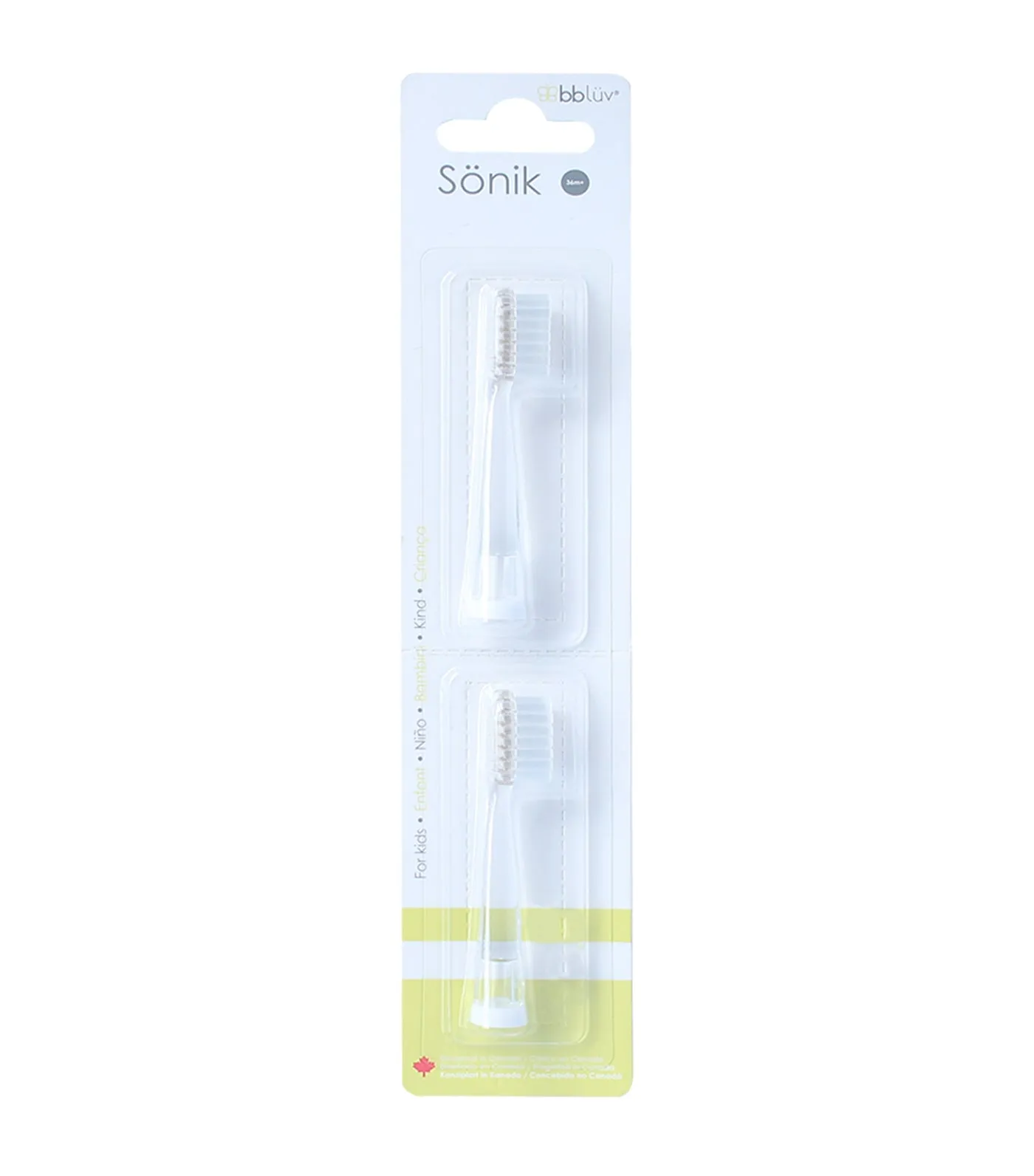 Sönik: Two-Piece Replacement Brush Heads - Infants (36 Months )