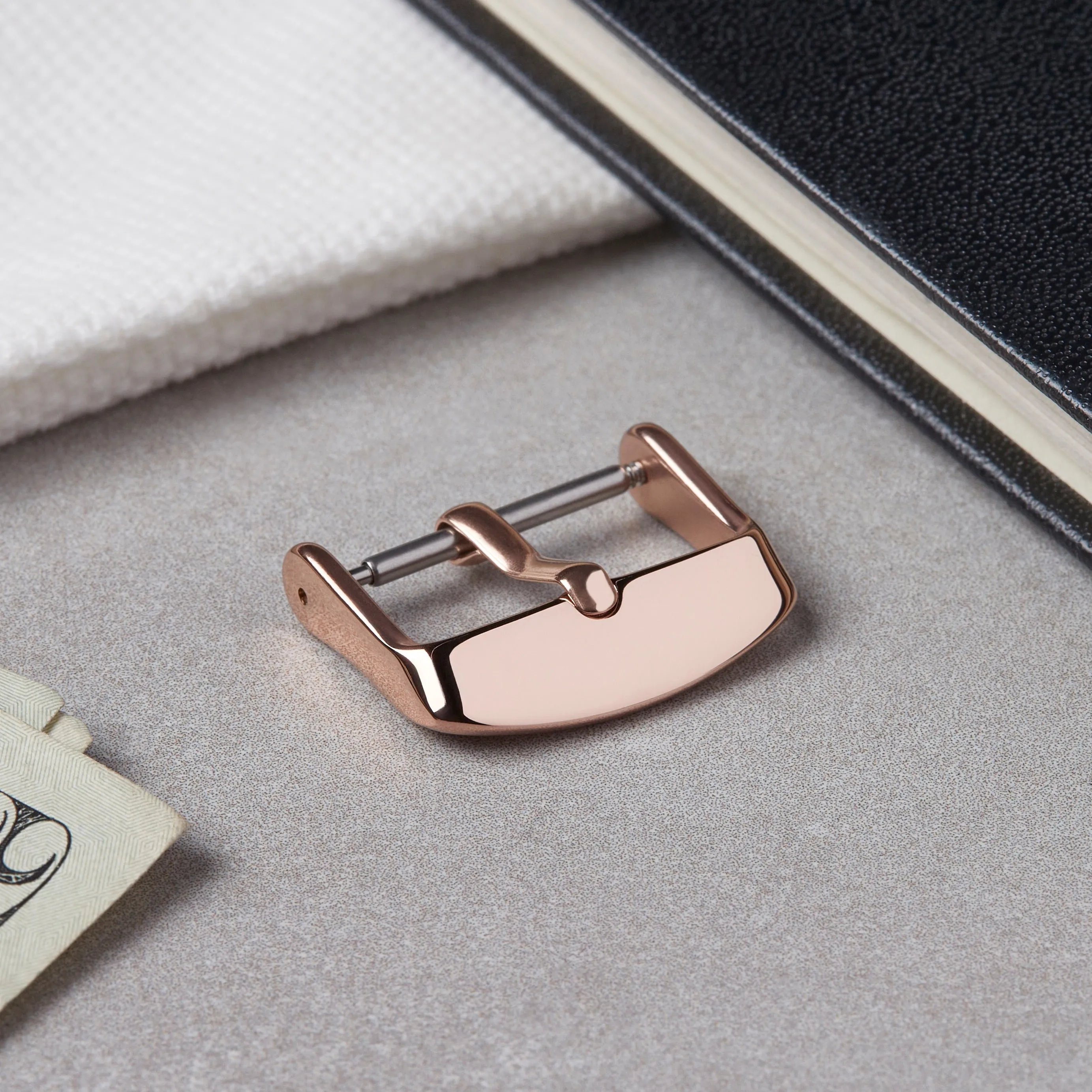 Stainless Steel Buckle - Polished Rose Gold PVD