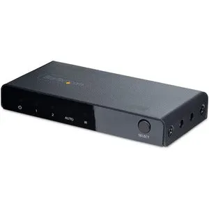 StarTech.com 2-Port 8K HDMI Switch, HDMI 2.1 Switcher 4K 120Hz/8K 60Hz UHD, HDR10 , HDMI Switch 2 In 1 Out, Auto/Manual Source Switching