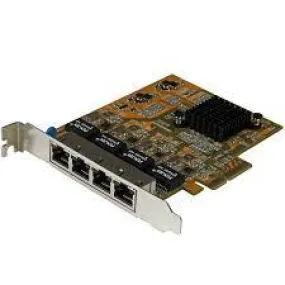 Startech.Com 4 Port Gigabit Nic Pcie Network Card - Quad Port Adapter (St1000spex43) - Network Adapter - Pcie - Gigabit