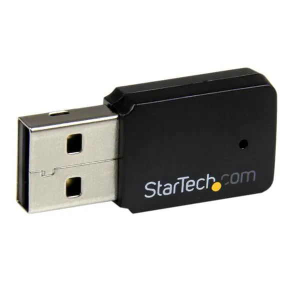 Startech.Com Usb 2.0 Ac600 Mini Dual Band Wireless-Ac Network Adapter - 1T1r 802.11Ac Wifi Adapter - 2.4Ghz / 5Ghz Usb W